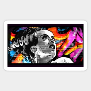 Bride of Frankenstein - Graffiti Style Magnet